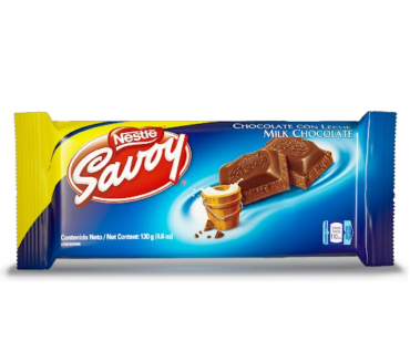 CHOCOLATE DE LECHE SAVOY 130G
