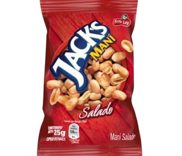 MANI SALADO JACKS 25G