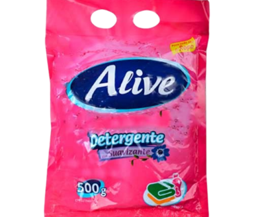 DETERGENTE ALIVE C/SUAVIZ 500G