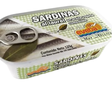 SARDINA EVEBA ESCAB. A. VEGETAL 125G