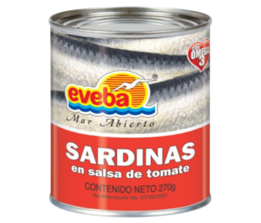 SARDINA EVEBA EN TOMATE 270G