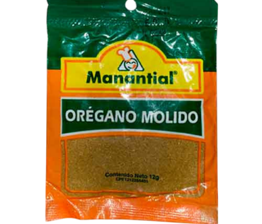 SOBRE OREGANO MOLIDO MANANTIAL 12G