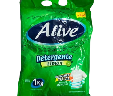DETERGENTE ALIVE LIMON 1KG