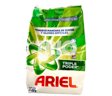 DETERGENTE ARIEL TRIPLE P. 450G