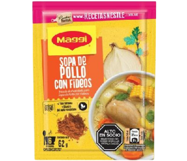 SOPA DE POLLO FIDEOS MAGGI 62G