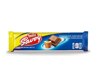 CHOCOLATE DE LECHE SAVOY 30G