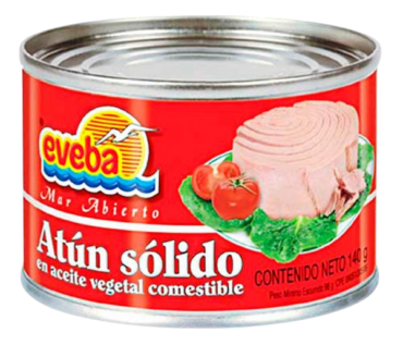 ATUN EVEBA SOLIDO A. VEGETAL 140G