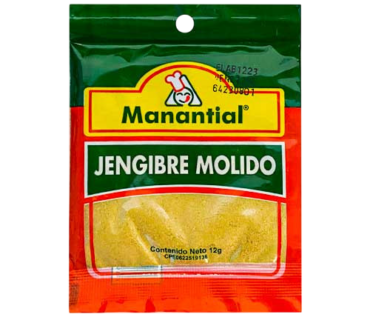 SOBRE JENGIBRE MOLIDO MANANTIAL 12G