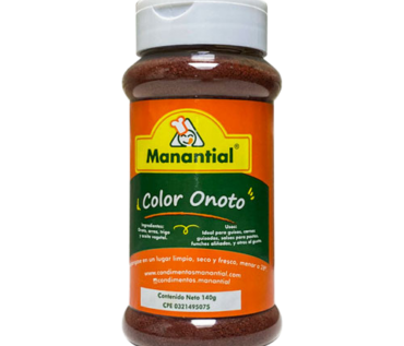 FRASCO COLOR ONOTO MANANTIAL 140G