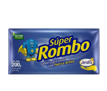 JABON AZUL ROMBO 200G