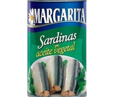 SARDINA MARGARITA EN ACEITE 170G