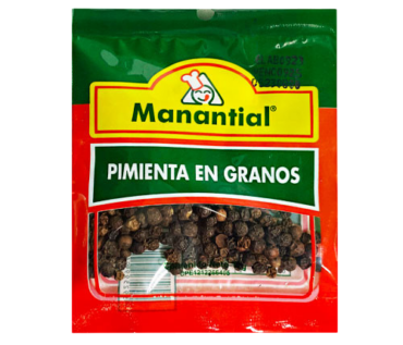 SOBRE PIMIENTA GRANOS MANANTIAL 12G