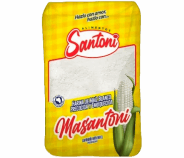HARINA DE MAIZ MASANTONI ALMOH. 900G 1X20