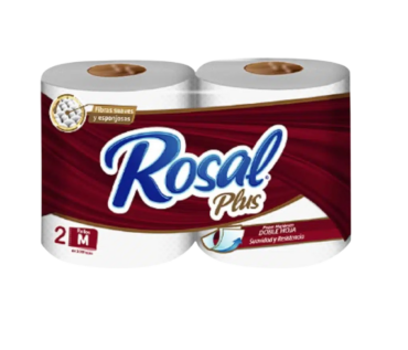 PAPEL HIG. ROSAL 300H 2ROLLOS