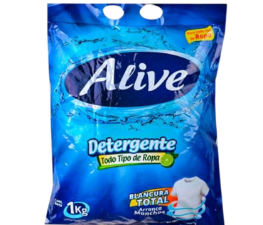 DETERGENTE ALIVE BLANCO TOTAL 1KG