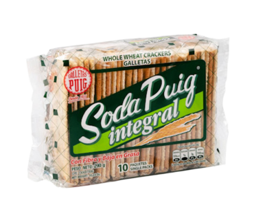 GALLETA DE SODA INTEGRAL 290G