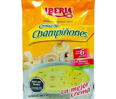 CREMA DE CHAMPIÑONES IBERIA 55GR